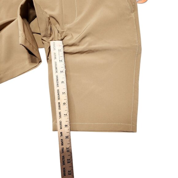 The Children's Place Boys Uniform Quick Dry‎ Chino Shorts Tan Size 10 NEW - Picture 9 of 11